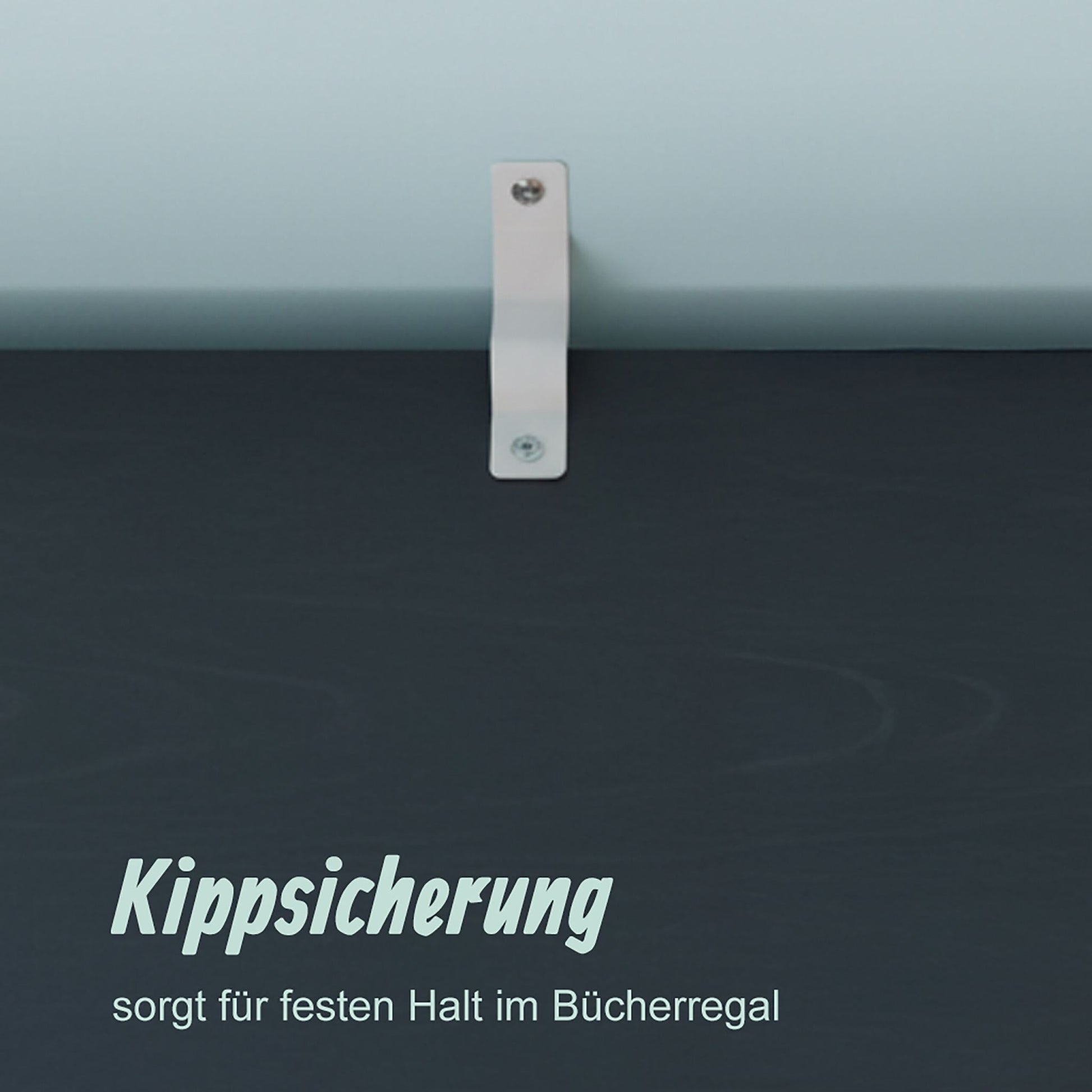 Bücherregal mit verstellbaren Böden Schwarz von Relaxdays