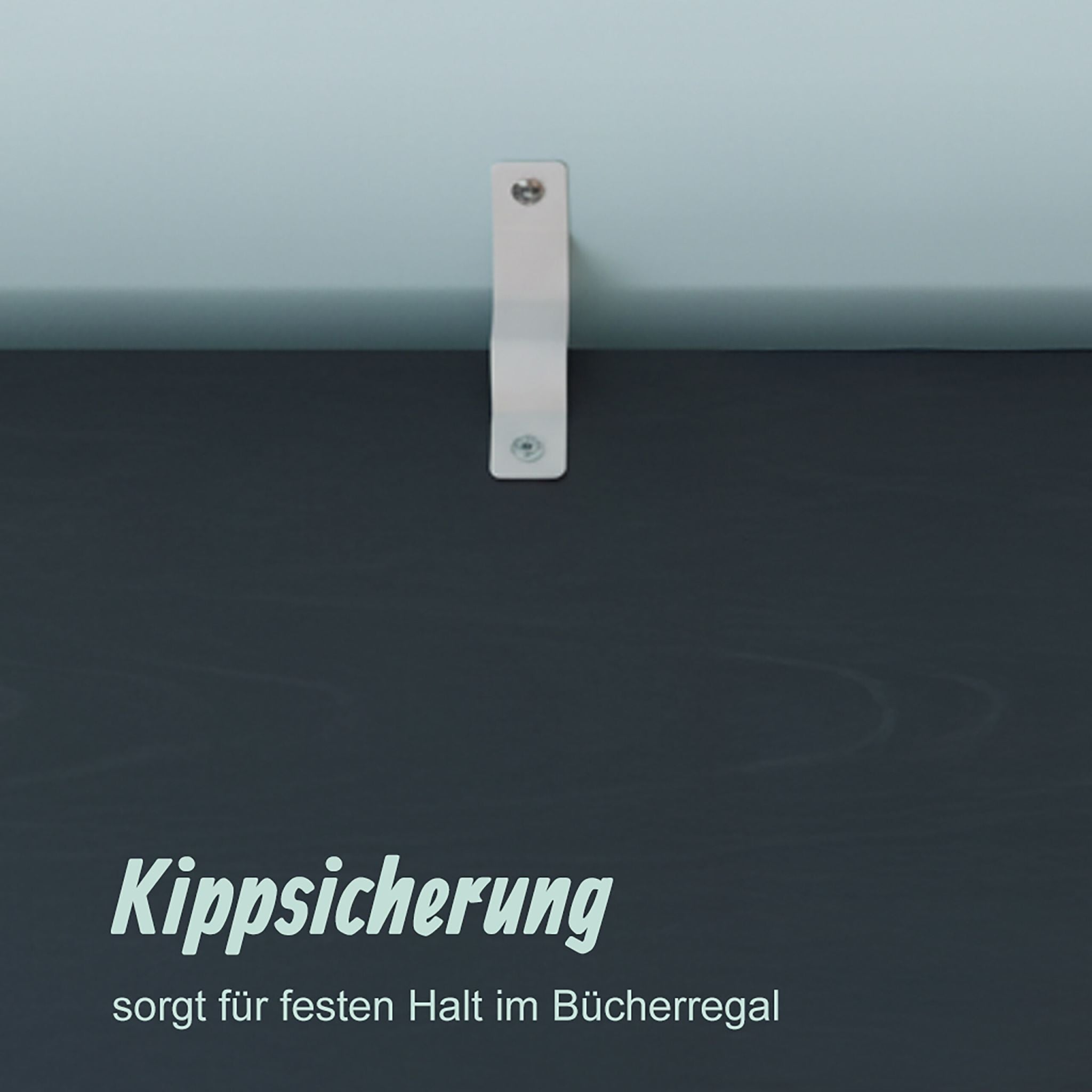 Bücherregal mit verstellbaren Böden Schwarz von Relaxdays