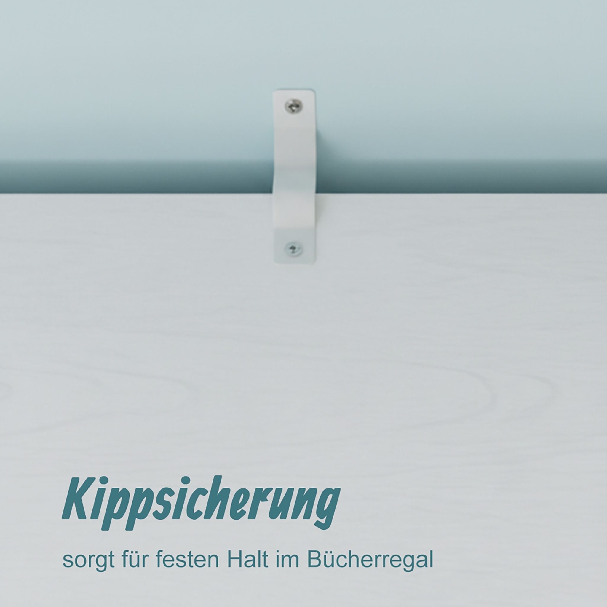 Bücherregal mit verstellbaren Böden Weiss