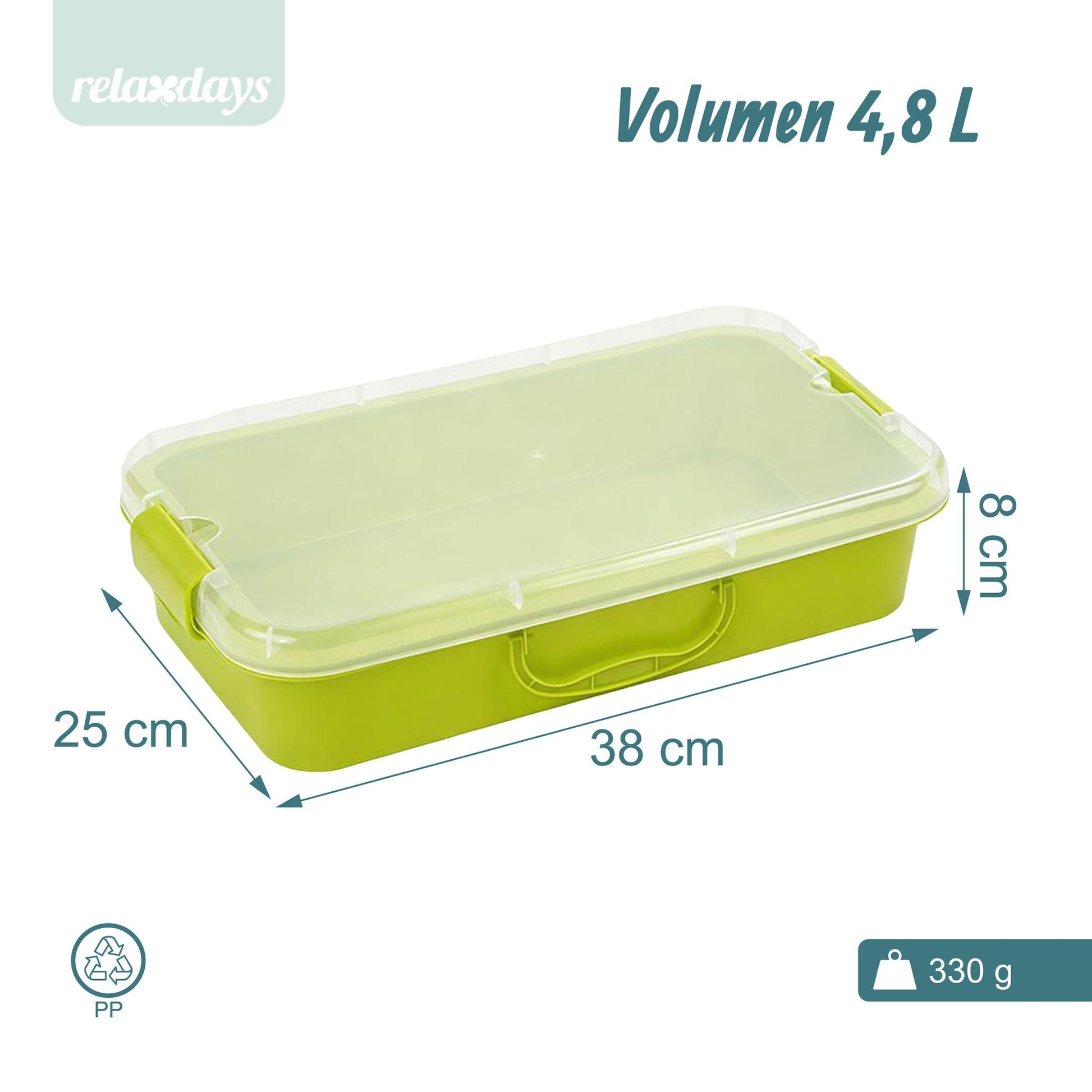 Sandkasten mit Deckel 2er-Set Grün-Transparent von Relaxdays
