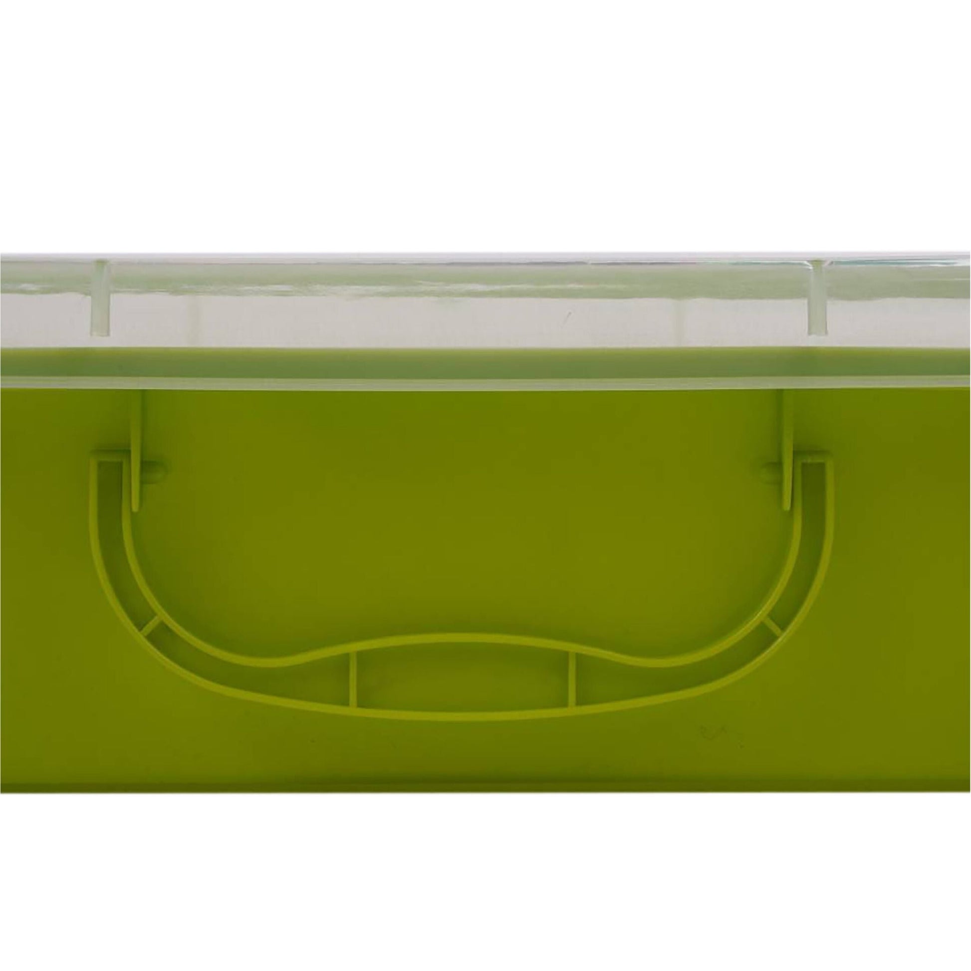 Sandkasten mit Deckel 2er-Set Grün-Transparent von Relaxdays