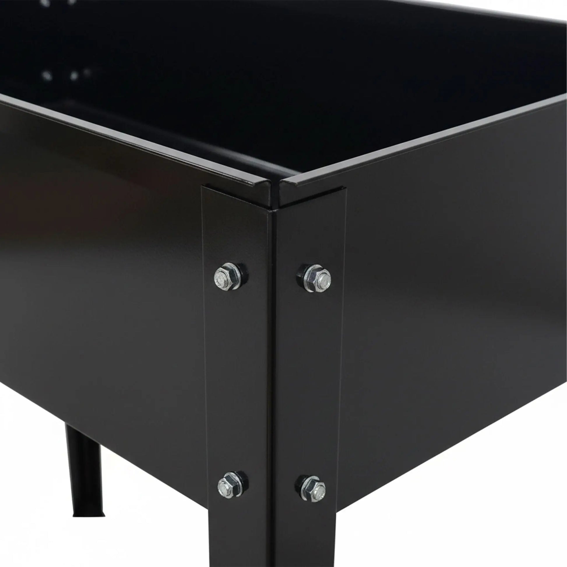 Hochbeet Stahl Schwarz von Relaxdays