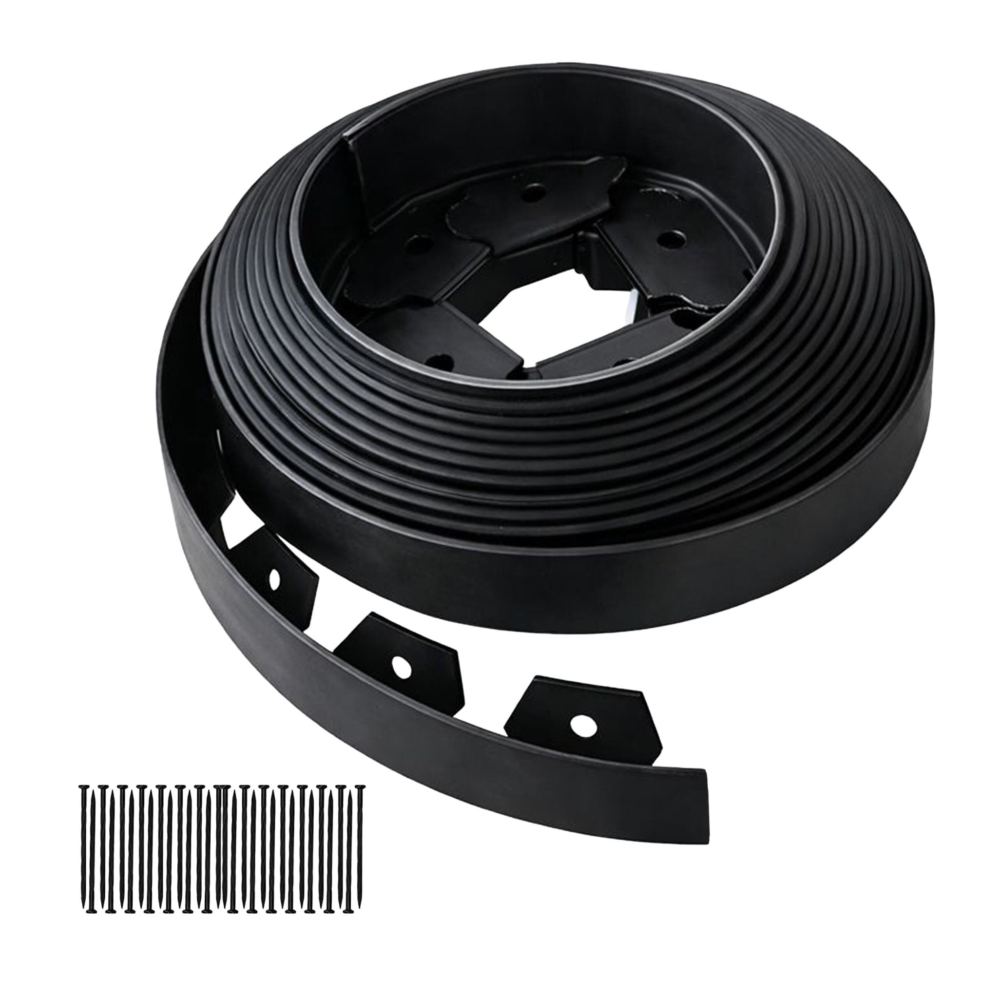 Flexible Rasenkante Kunststoff Schwarz
