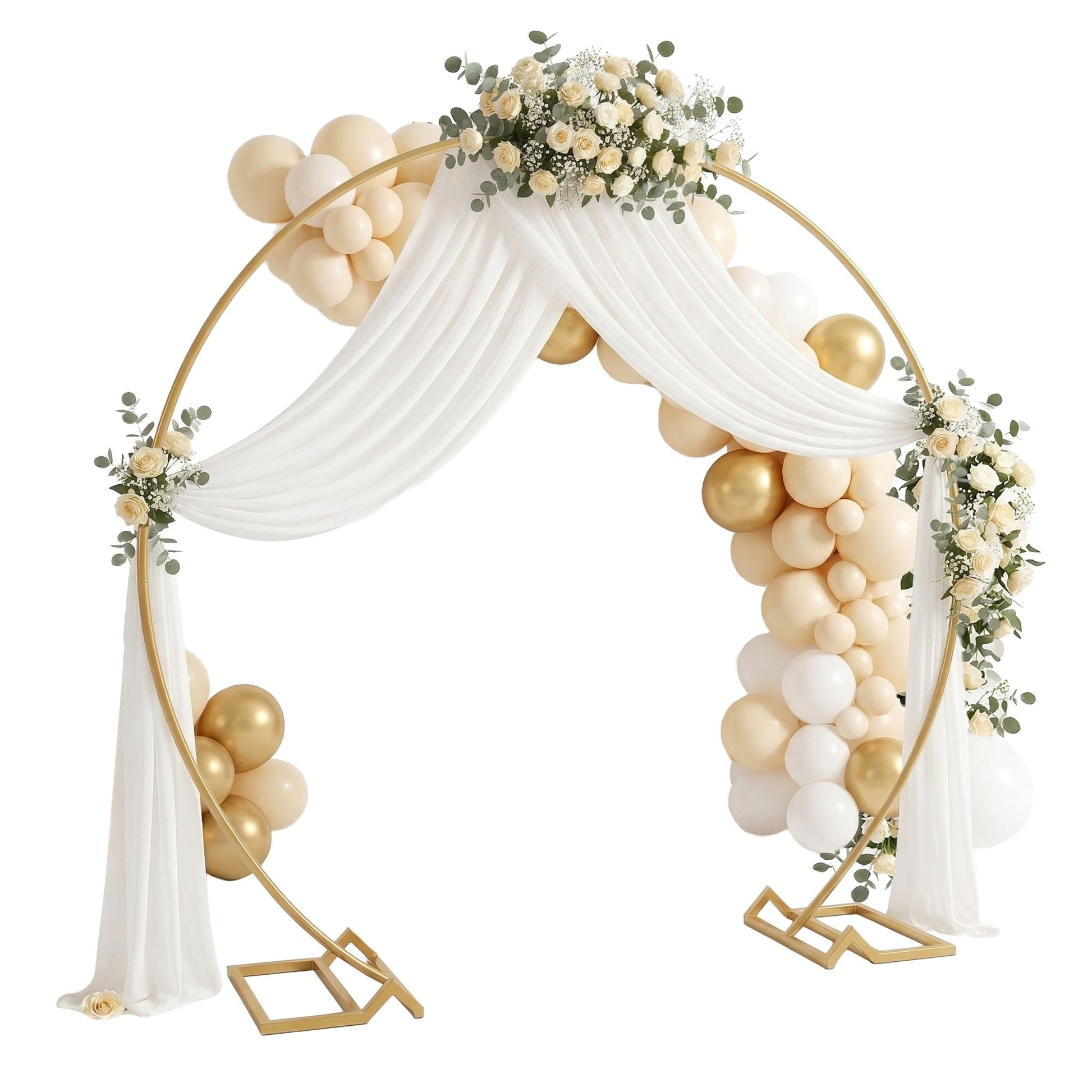 Luftballon Bogen rund Gold von Relaxdays