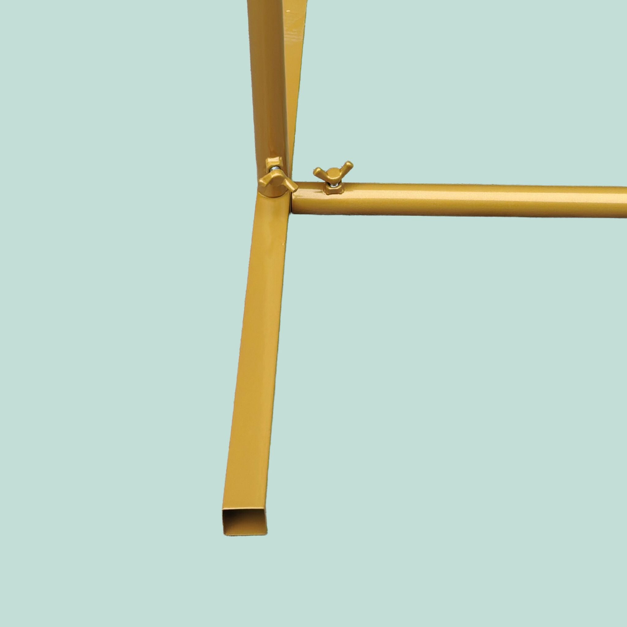 Luftballon Bogen eckig Gold von Relaxdays
