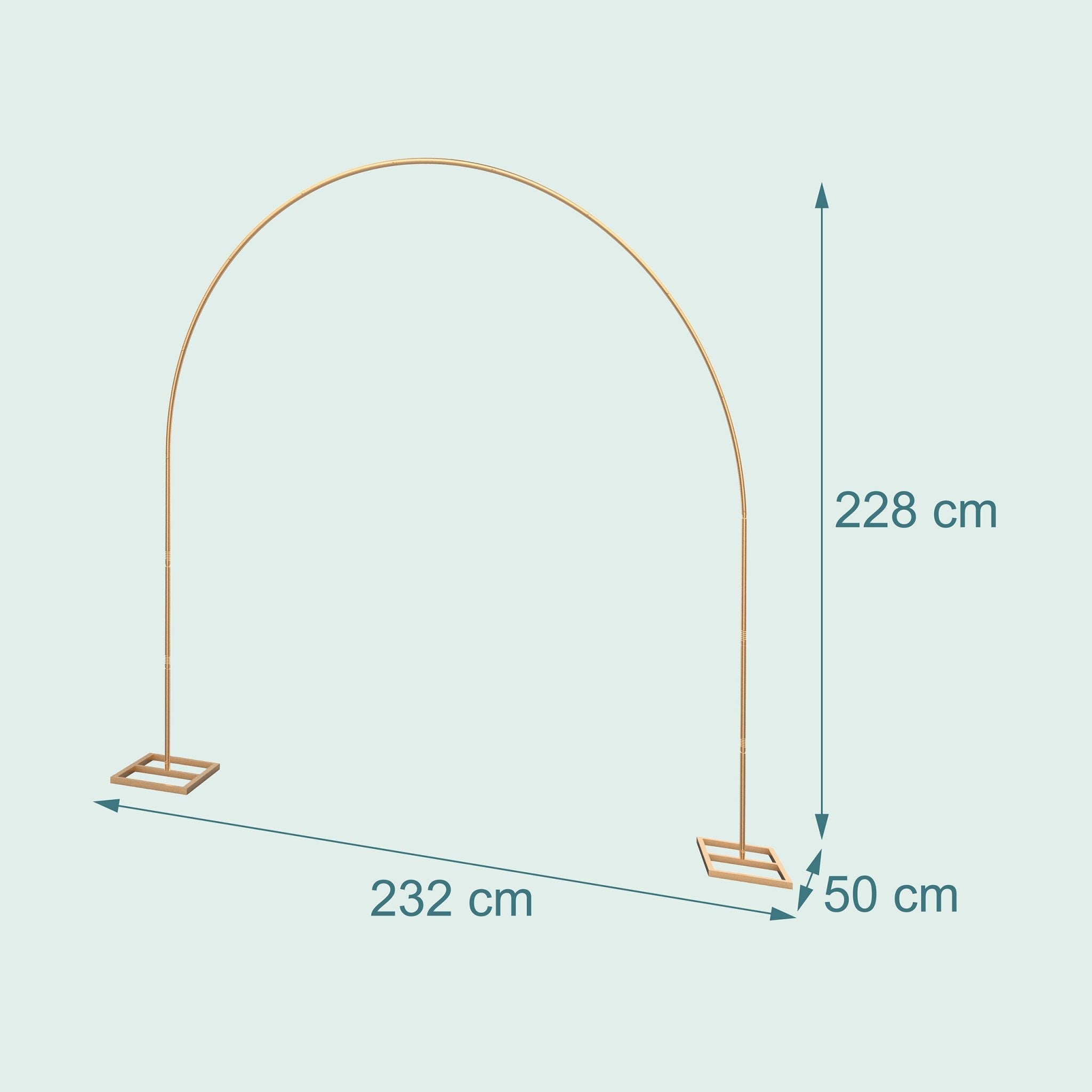 Luftballon Bogen gold Gold von Relaxdays