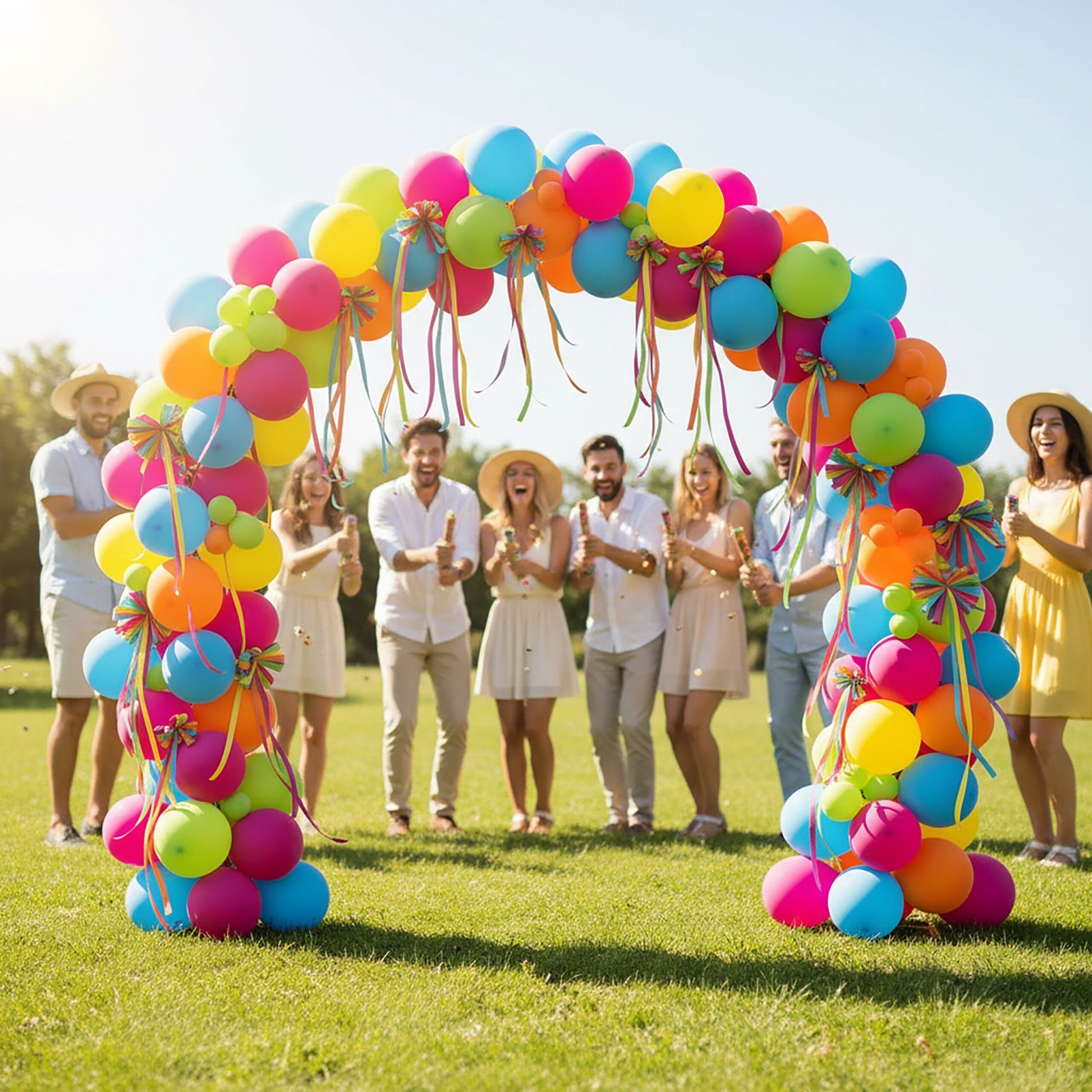 Luftballon Bogen gold Gold von Relaxdays