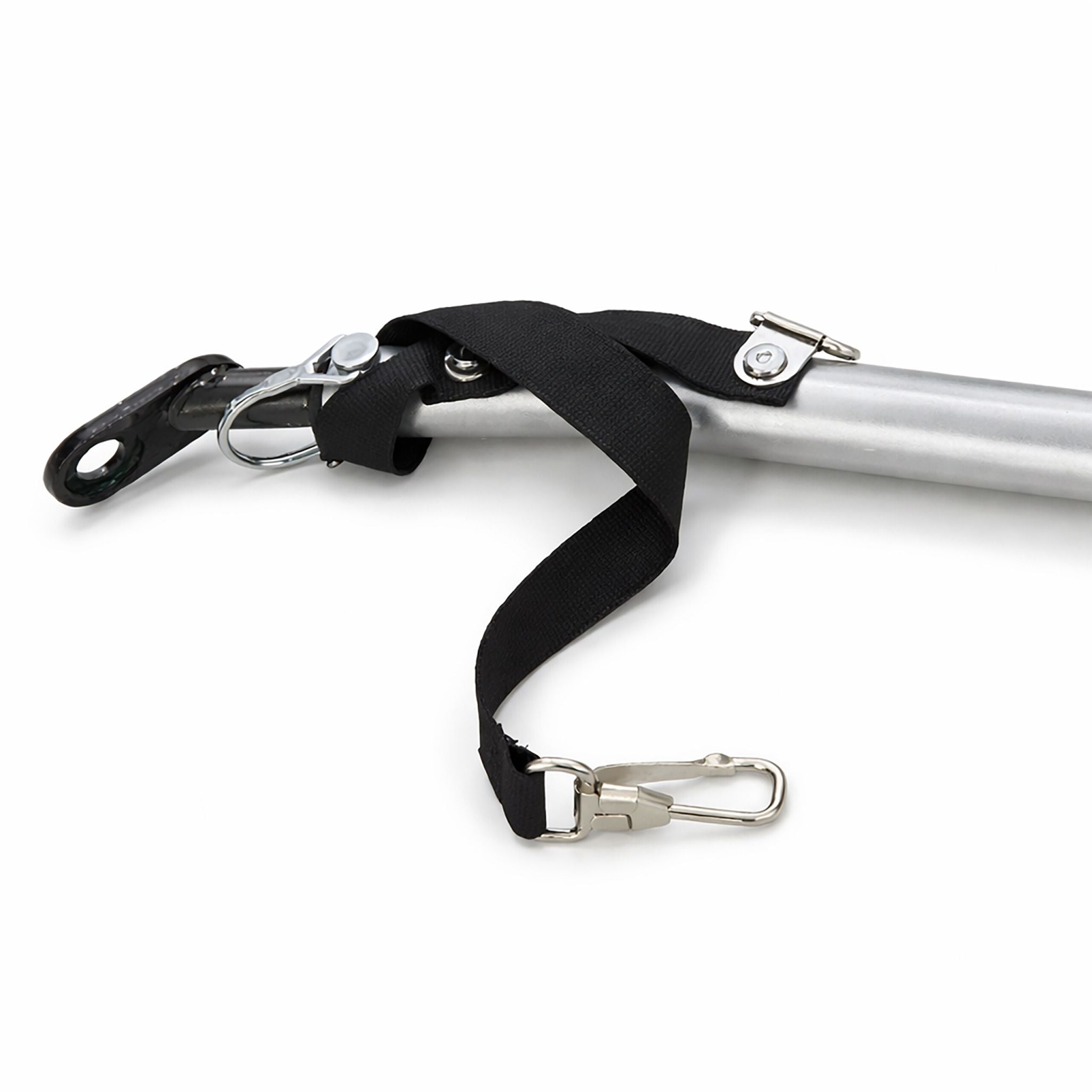 Fahrradanhänger Lastenanhänger klappbar Schwarz-Silber von Relaxdays