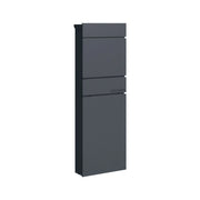 Standbriefkasten Stahl Anthrazit von Relaxdays