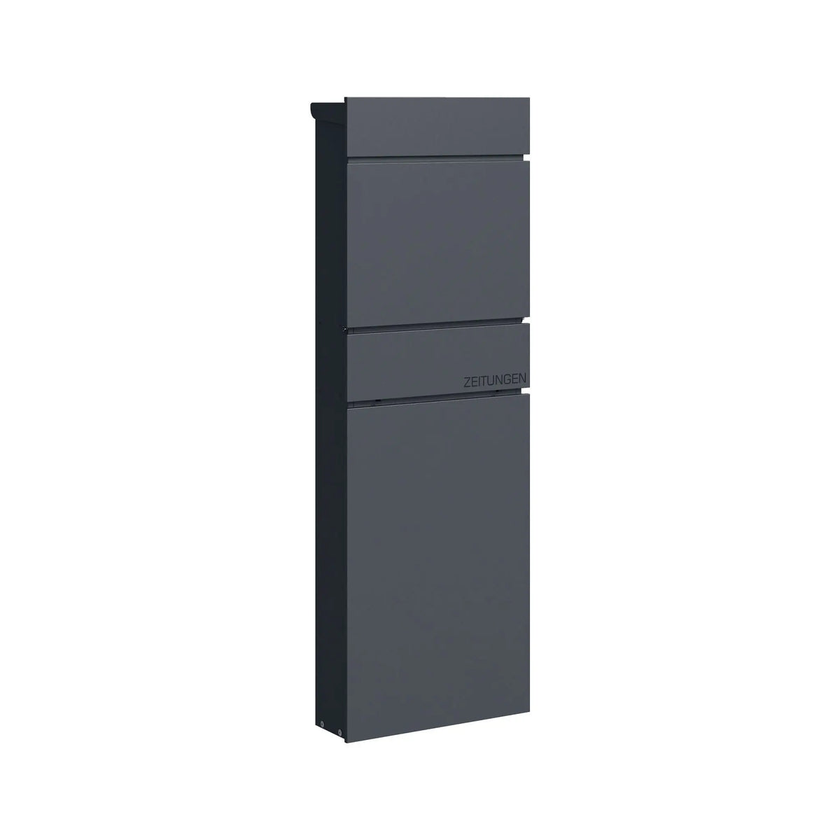 Standbriefkasten Stahl Anthrazit von Relaxdays