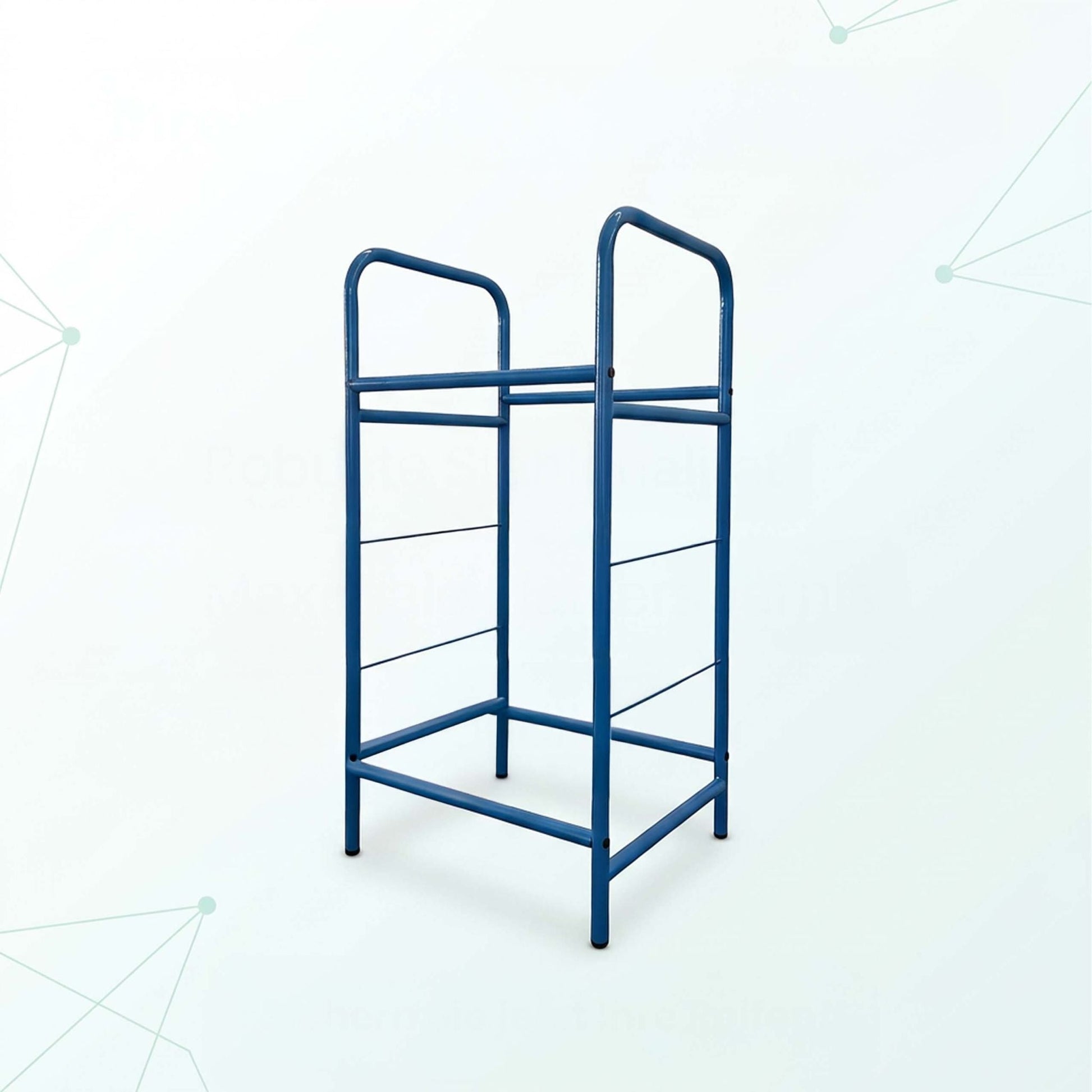Reifenregal Stahl Blau von Relaxdays