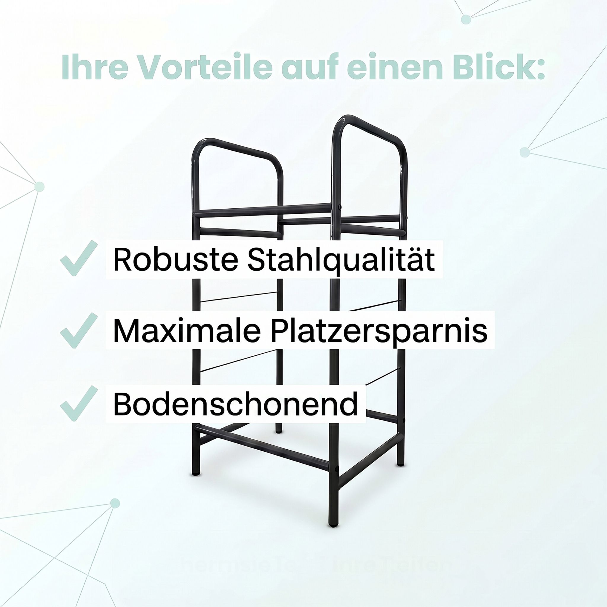 Reifenregal Stahl Schwarz von Relaxdays
