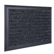 Fussmatte Aluminium Schwarz von Relaxdays