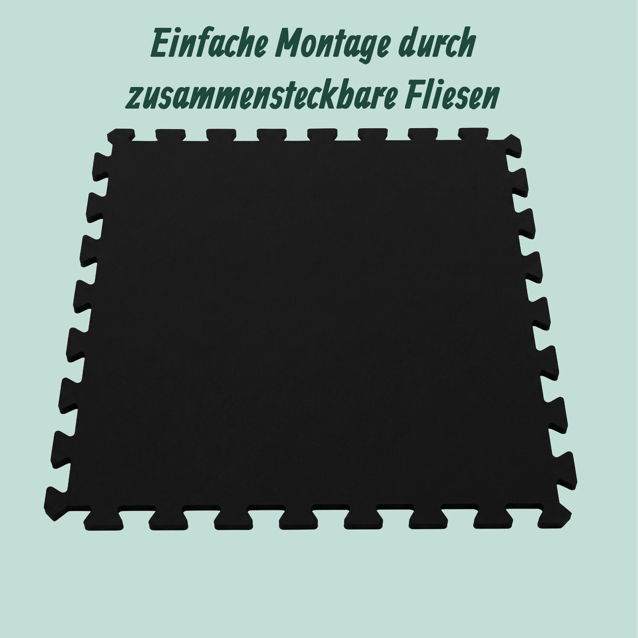 Pool Unterlagen Schaumstoff Schwarz von Relaxdays