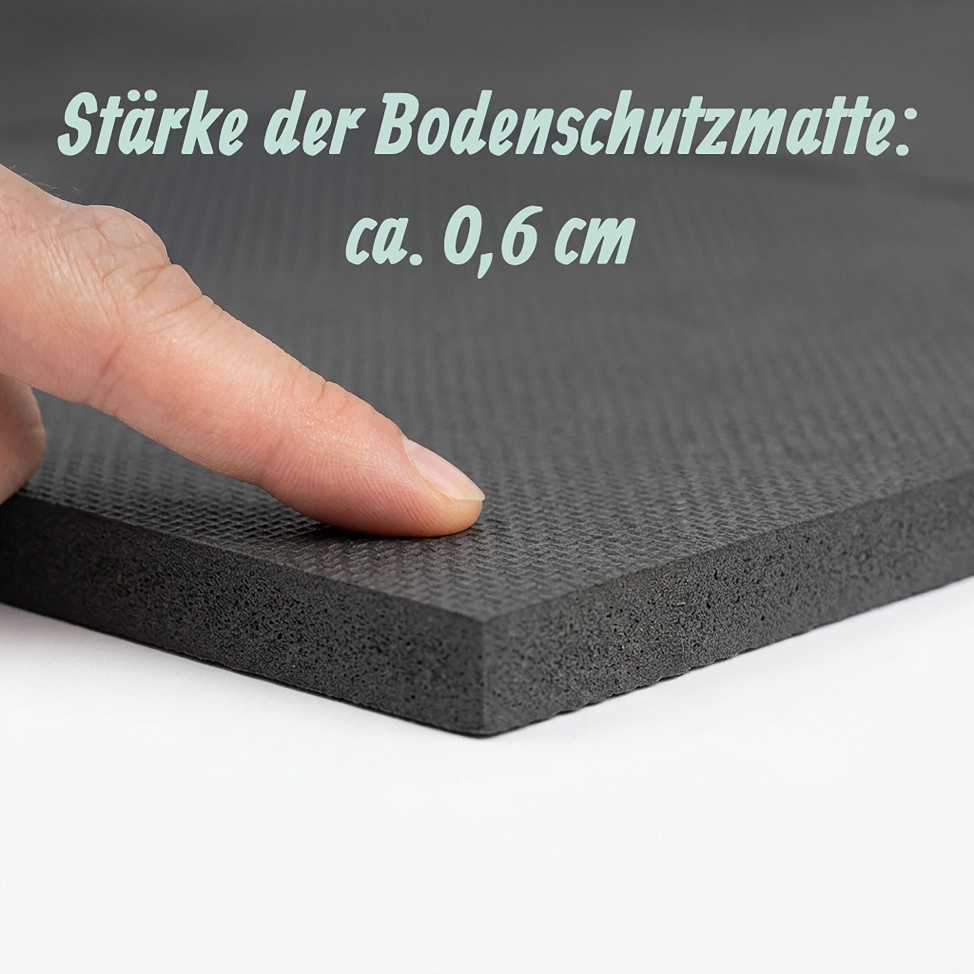 Pool Unterlagen Schaumstoff Schwarz von Relaxdays