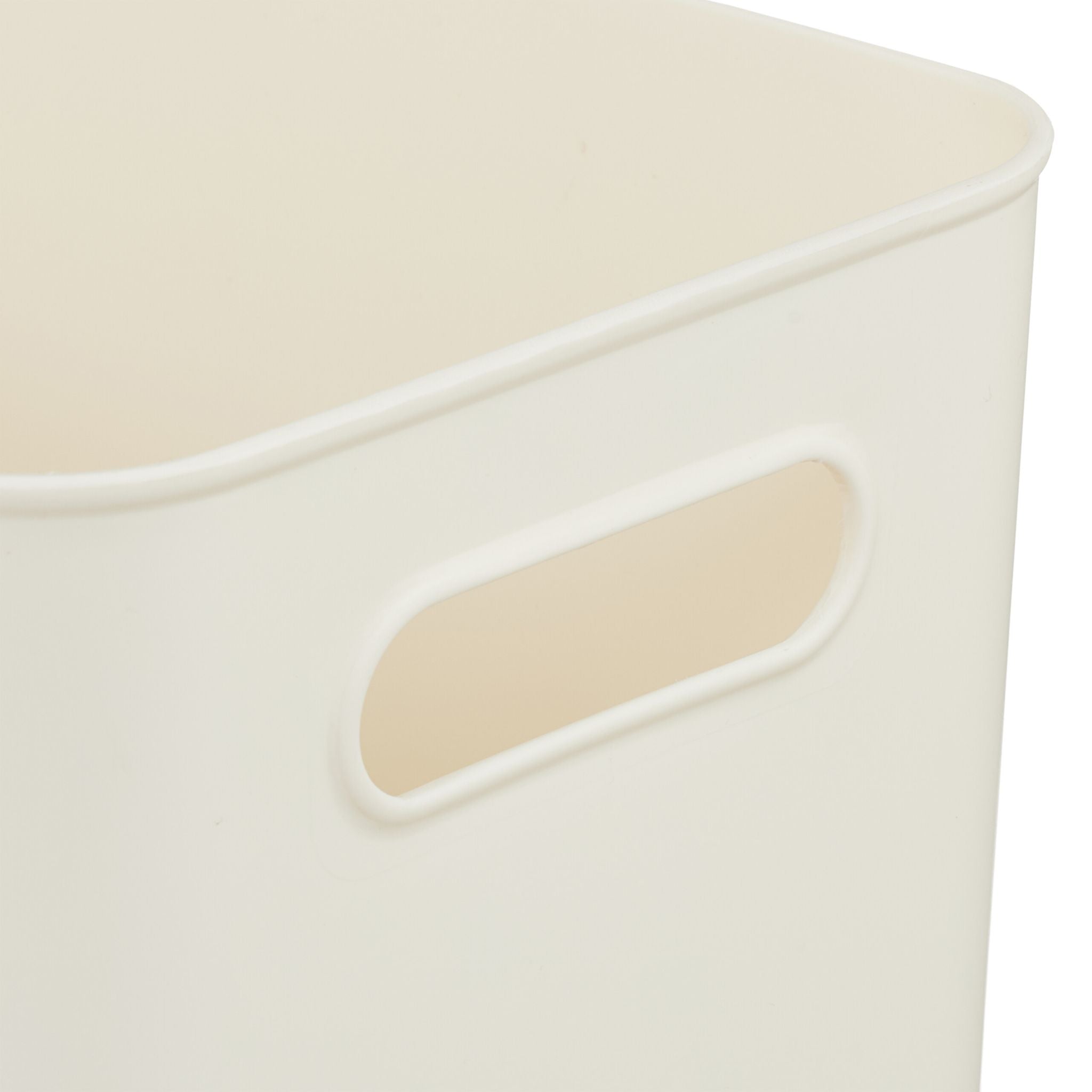 Aufbewahrungsbox mit Bambusdeckel Set Weiss-Hellbraun von Relaxdays