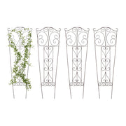 Rankgitter Vintage Set Braun von Relaxdays