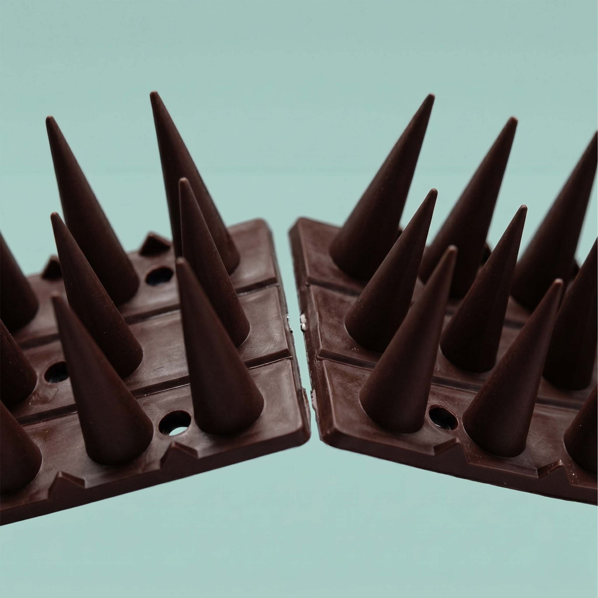 Vogelabwehr Spikes 20er-Set Dunkelbraun von Relaxdays
