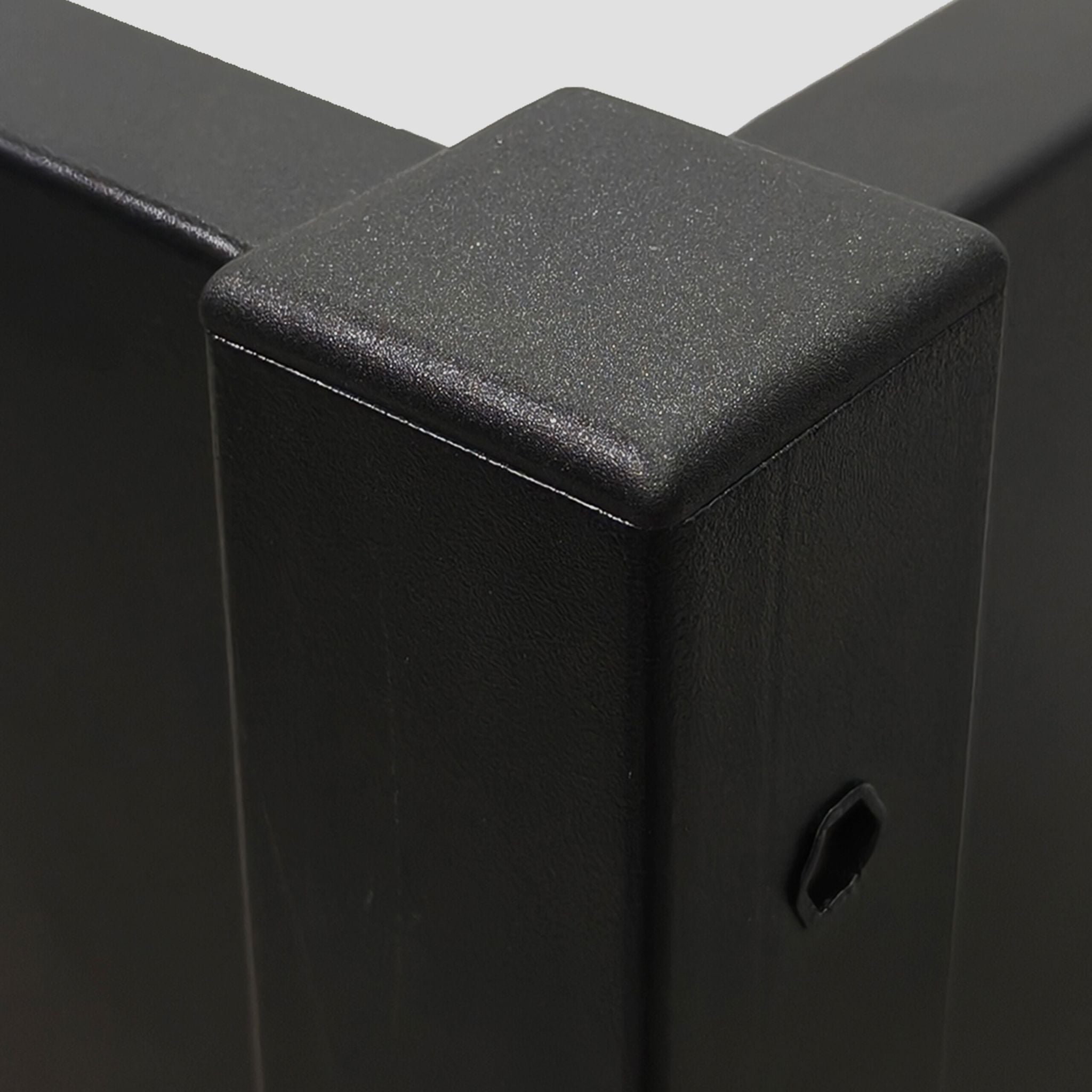 Mülltonnenverkleidung 120cm Höhe Schwarz von Relaxdays