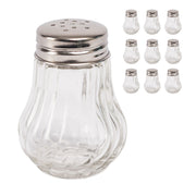 Salz- und Pfefferstreuer 10er-Set Silber-Transparent von Relaxdays