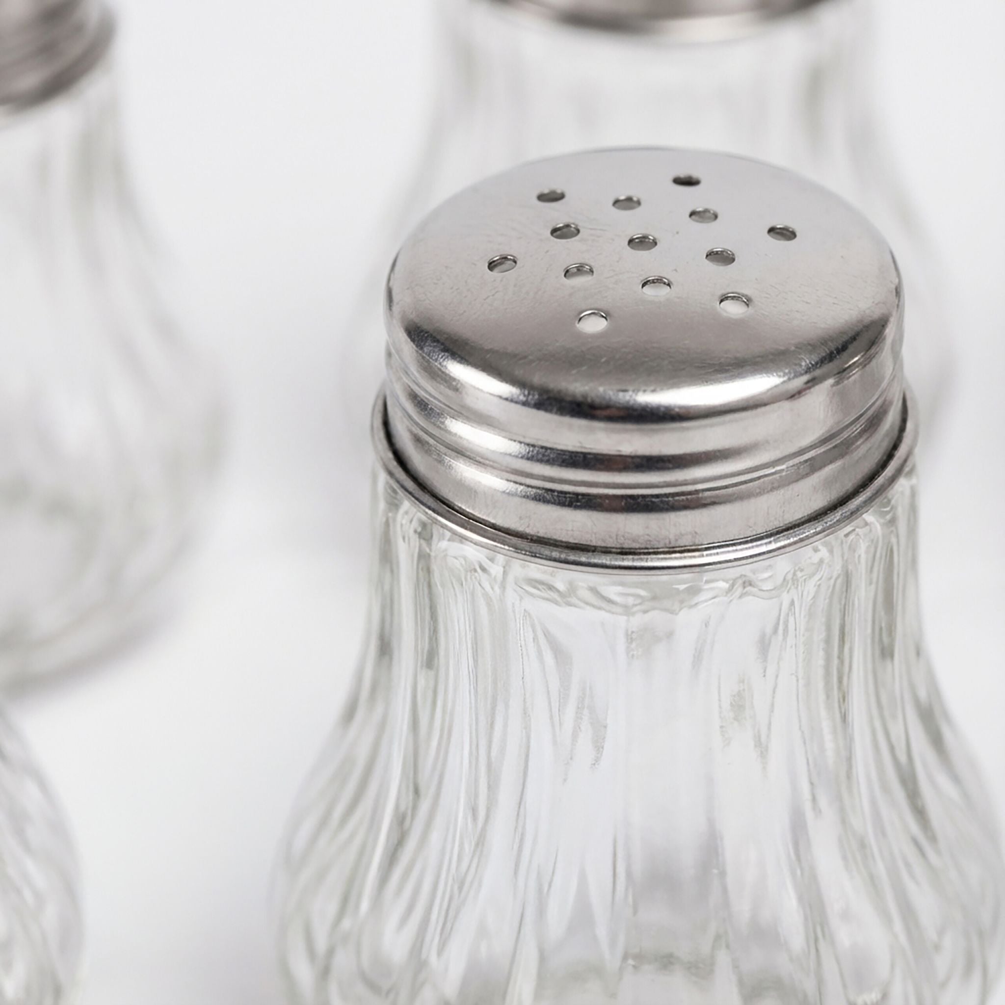 Salz- und Pfefferstreuer 10er-Set Silber-Transparent von Relaxdays