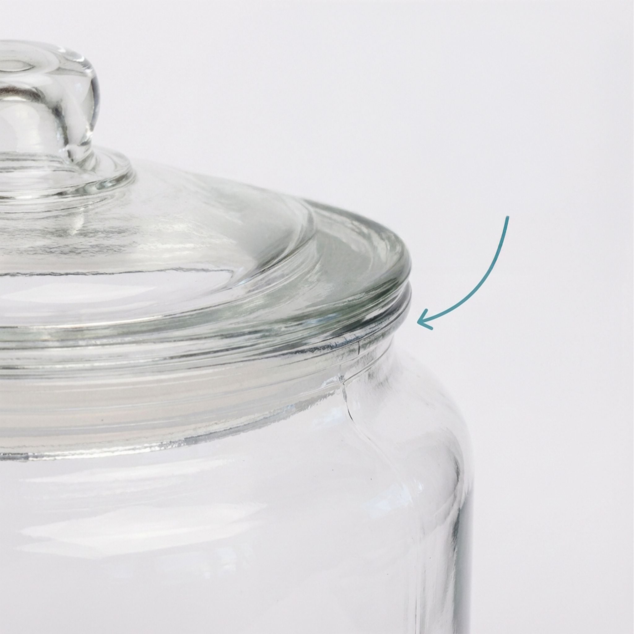 Vorratsglas mit Deckel Transparent
