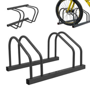 Fahrradständer für Boden und Wandmontage Anthrazit von Relaxdays