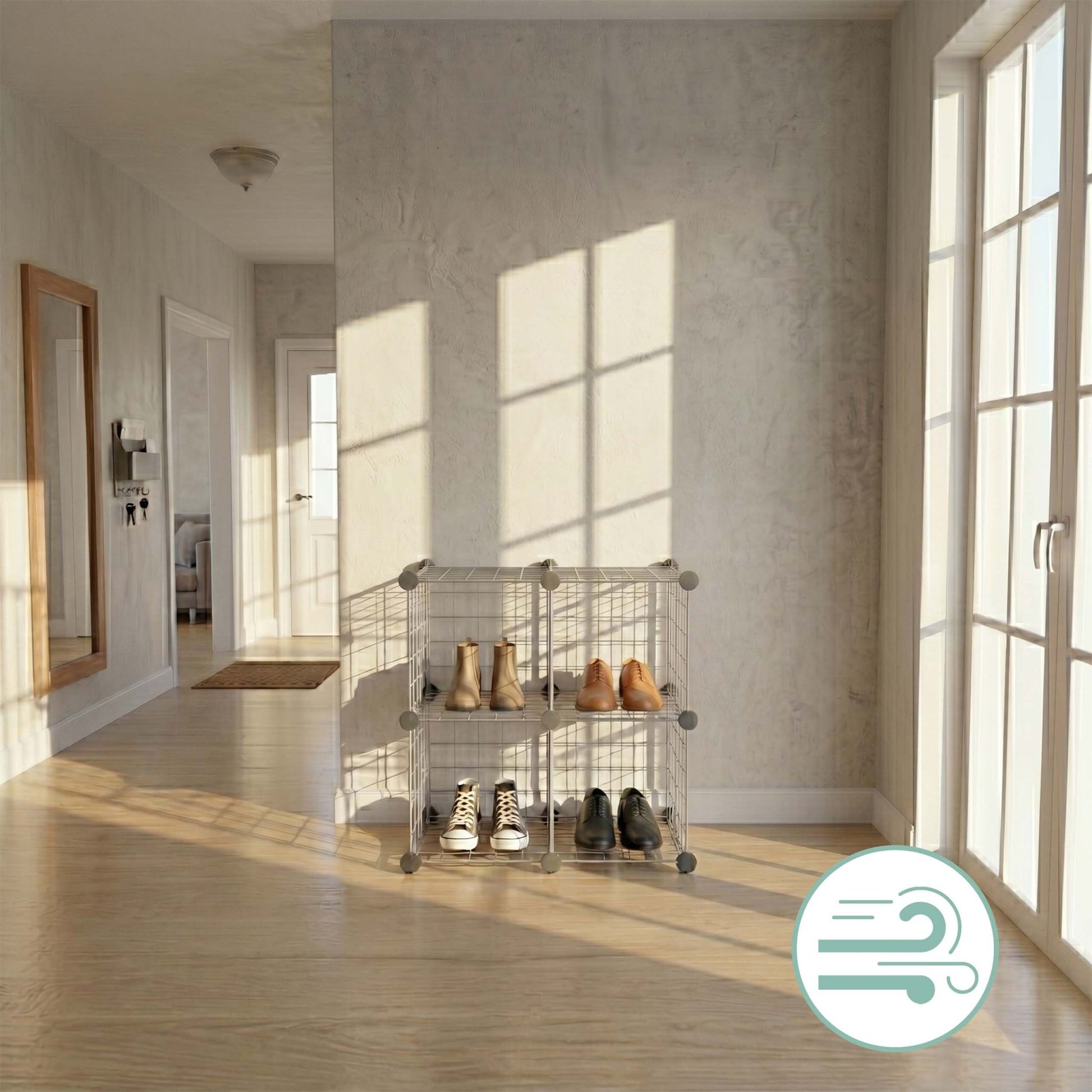 Steckregal Würfel Set Silber von Relaxdays