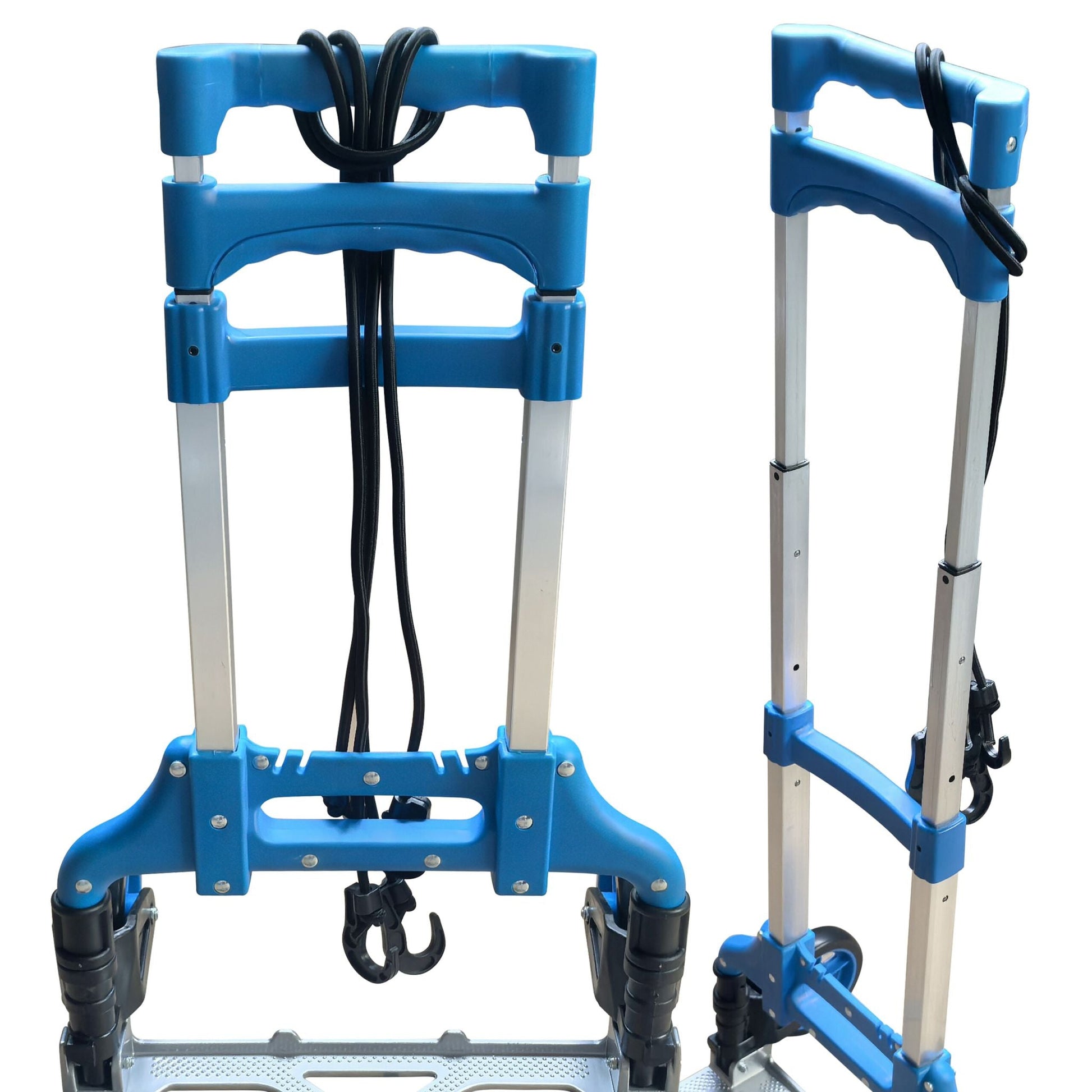 Sackkarre klappbar bis 70 kg Schwarz-Silber von Relaxdays
