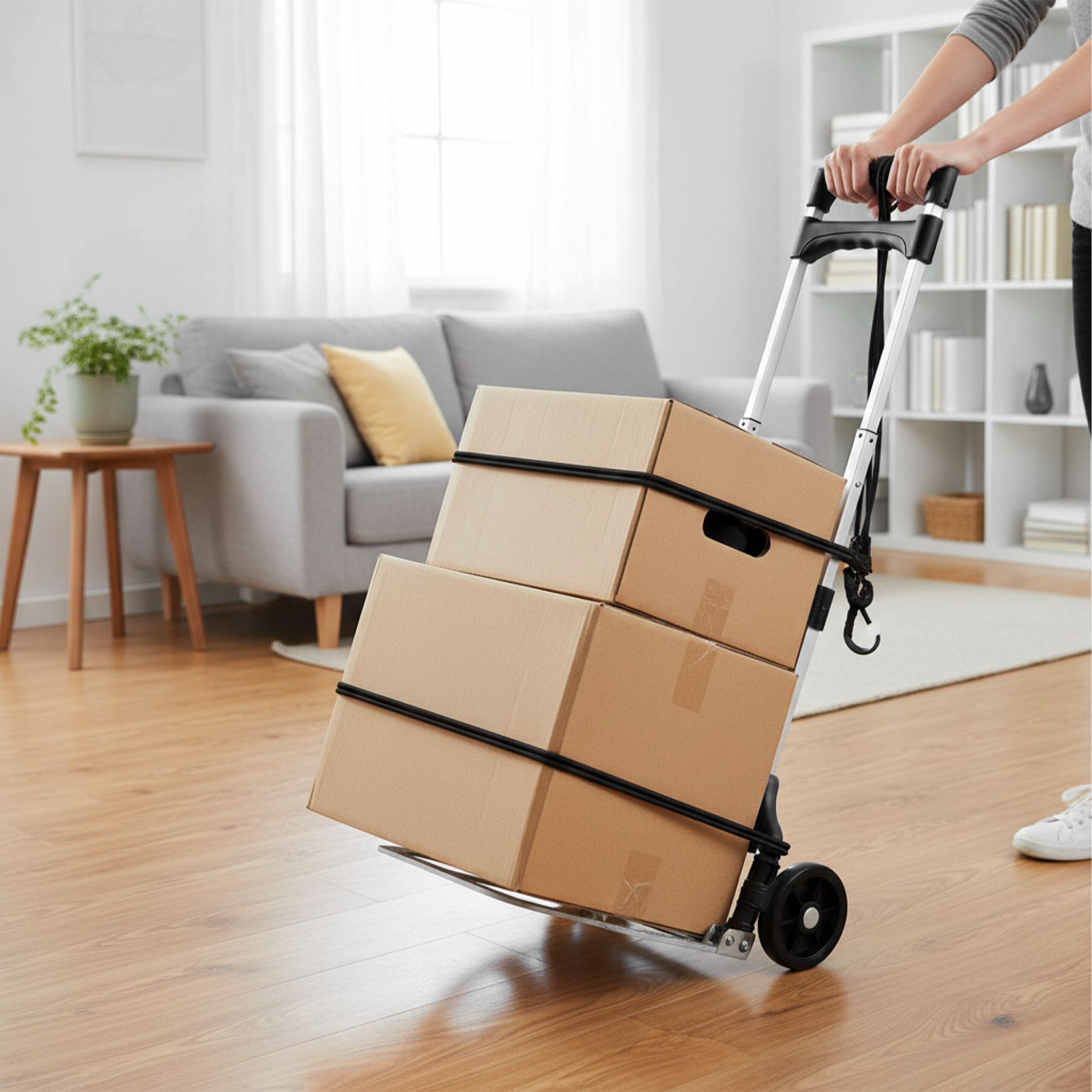Sackkarre klappbar bis 70 kg Silber von Relaxdays