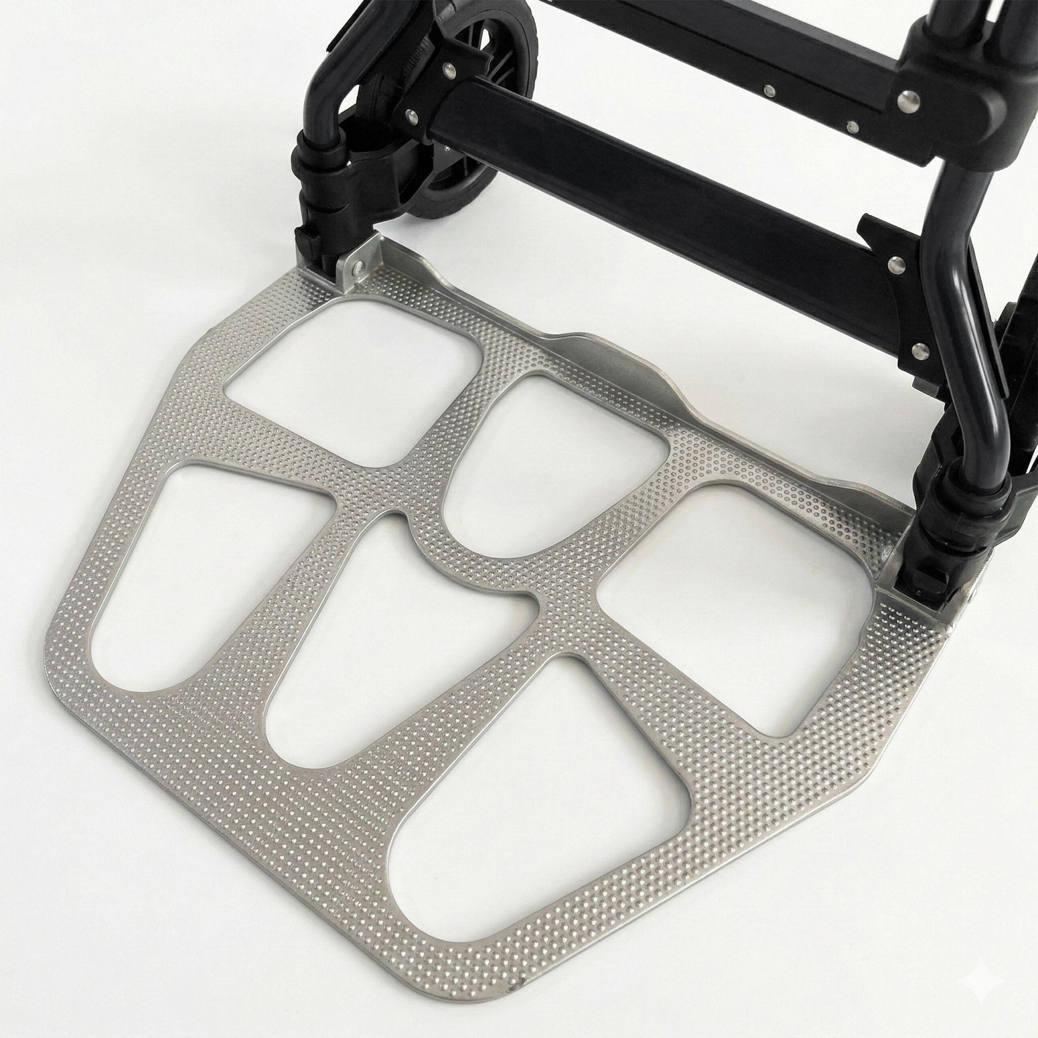 Sackkarre klappbar bis 120 kg Schwarz-Silber von Relaxdays