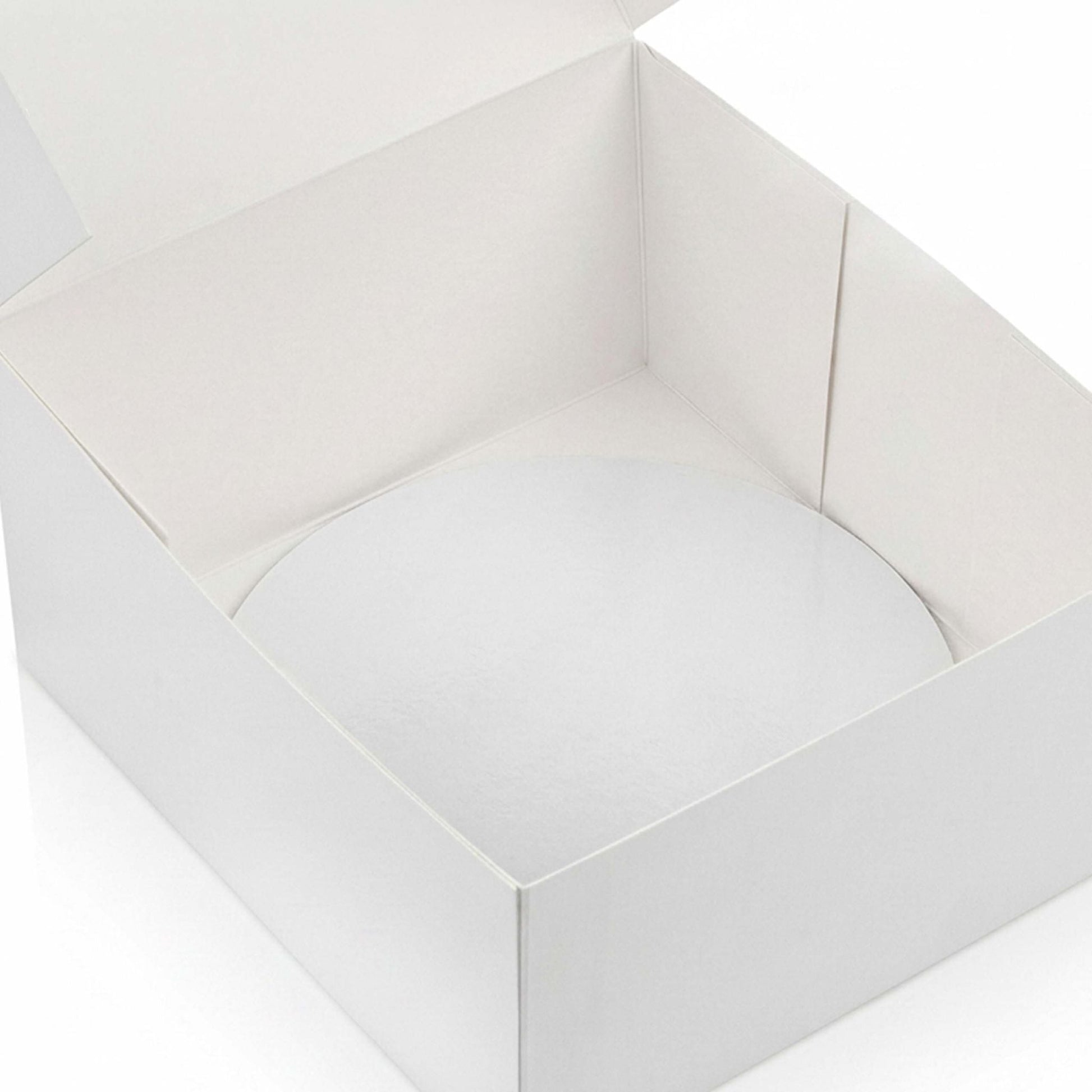 Tortenbox Set mit Cakeboards Weiss von Relaxdays