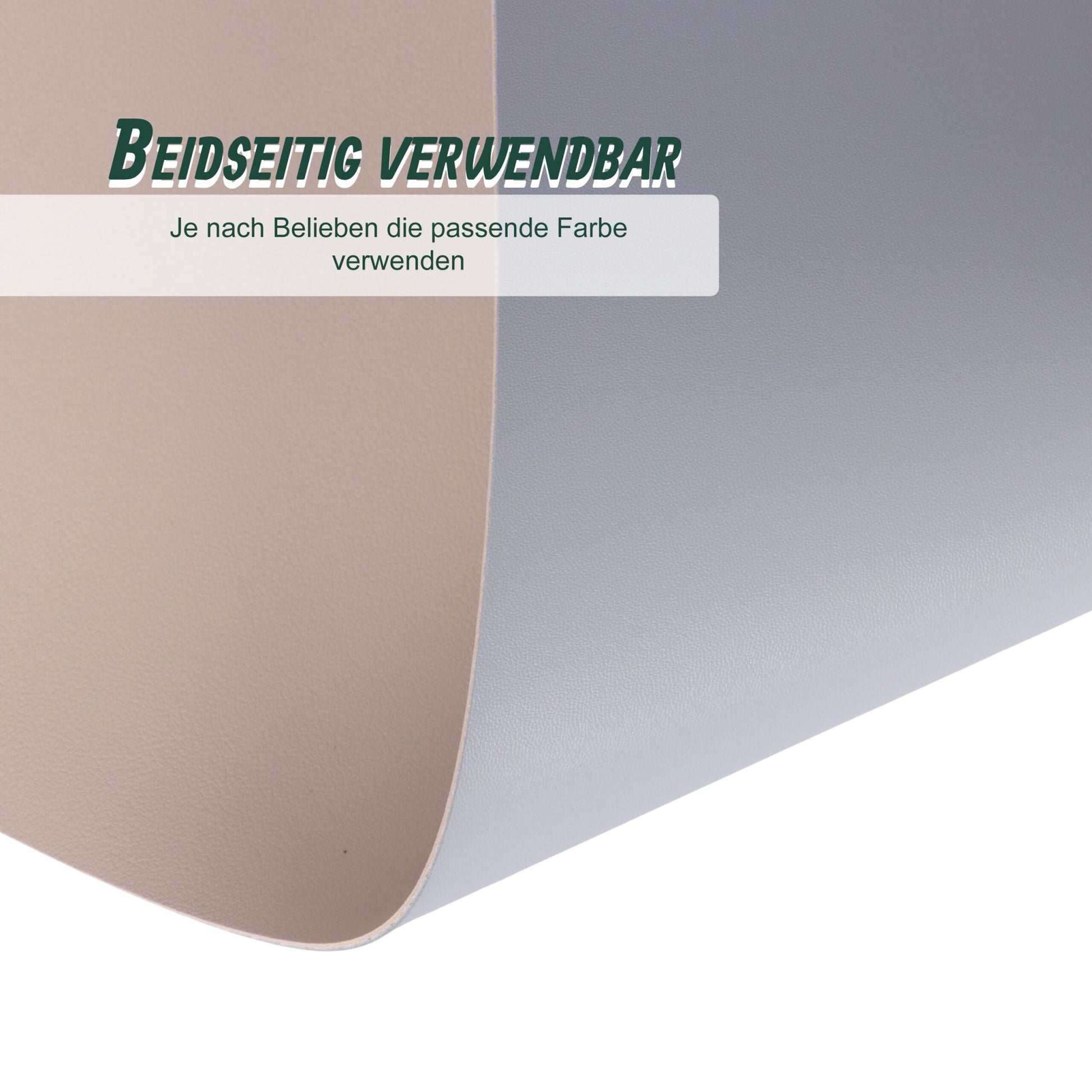 Platzdeckchen mit Untersetzern 6er-Set Beige-Grau von Relaxdays