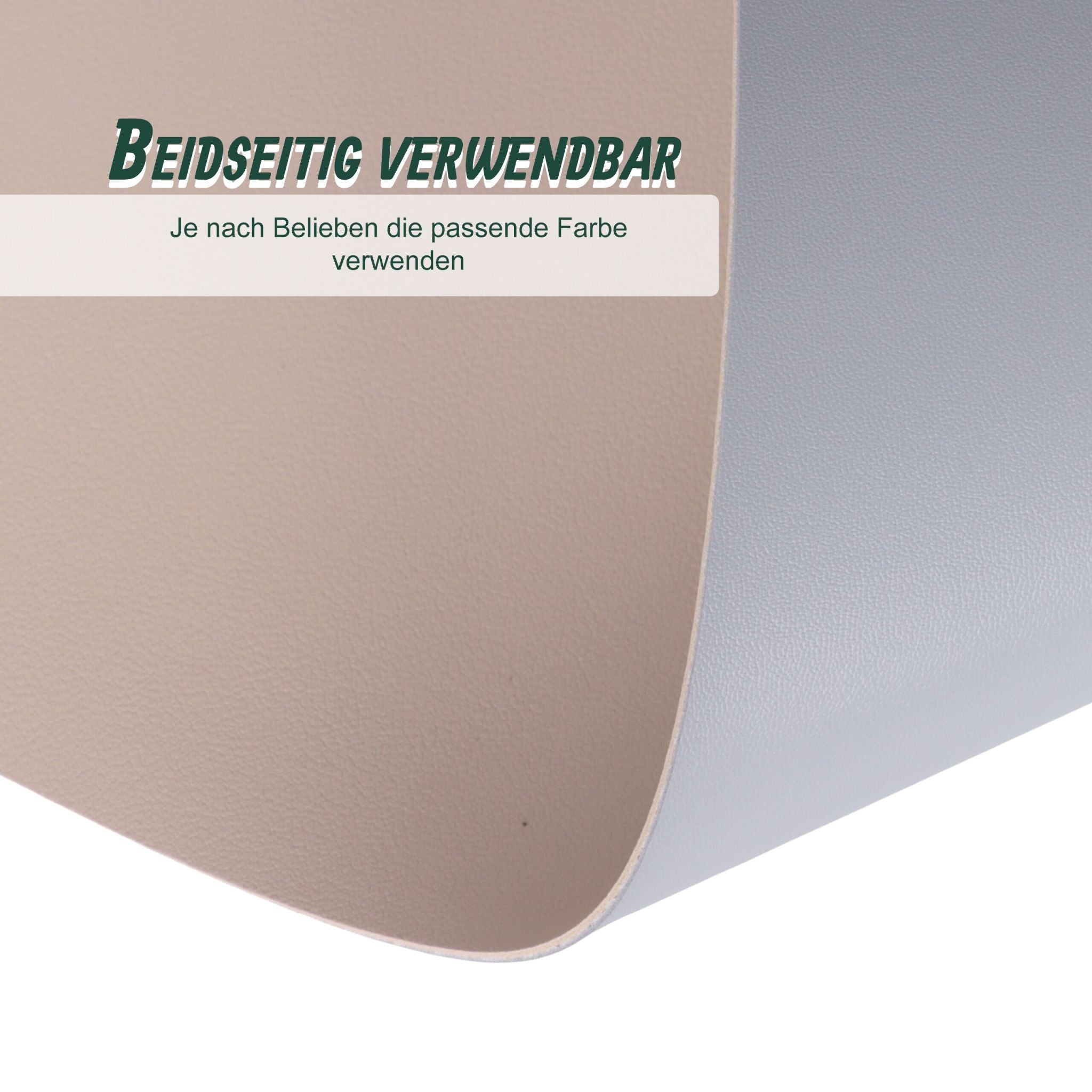 Platzdeckchen mit Untersetzern 6er-Set Beige-Grau von Relaxdays