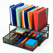 Schreibtisch Organizer Schublade Ablagen Schwarz von Relaxdays
