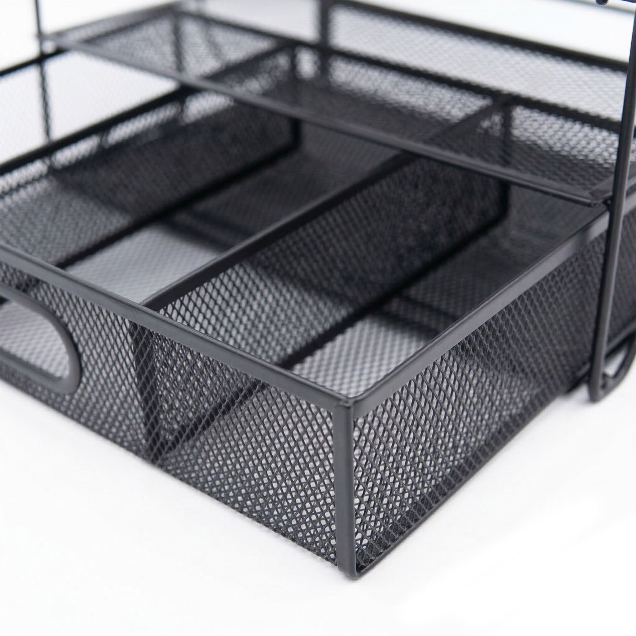 Schreibtisch Organizer Schublade Ablagen Schwarz von Relaxdays