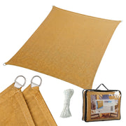 Sonnensegel HDPE Beige von Relaxdays