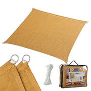 Sonnensegel HDPE Beige von Relaxdays