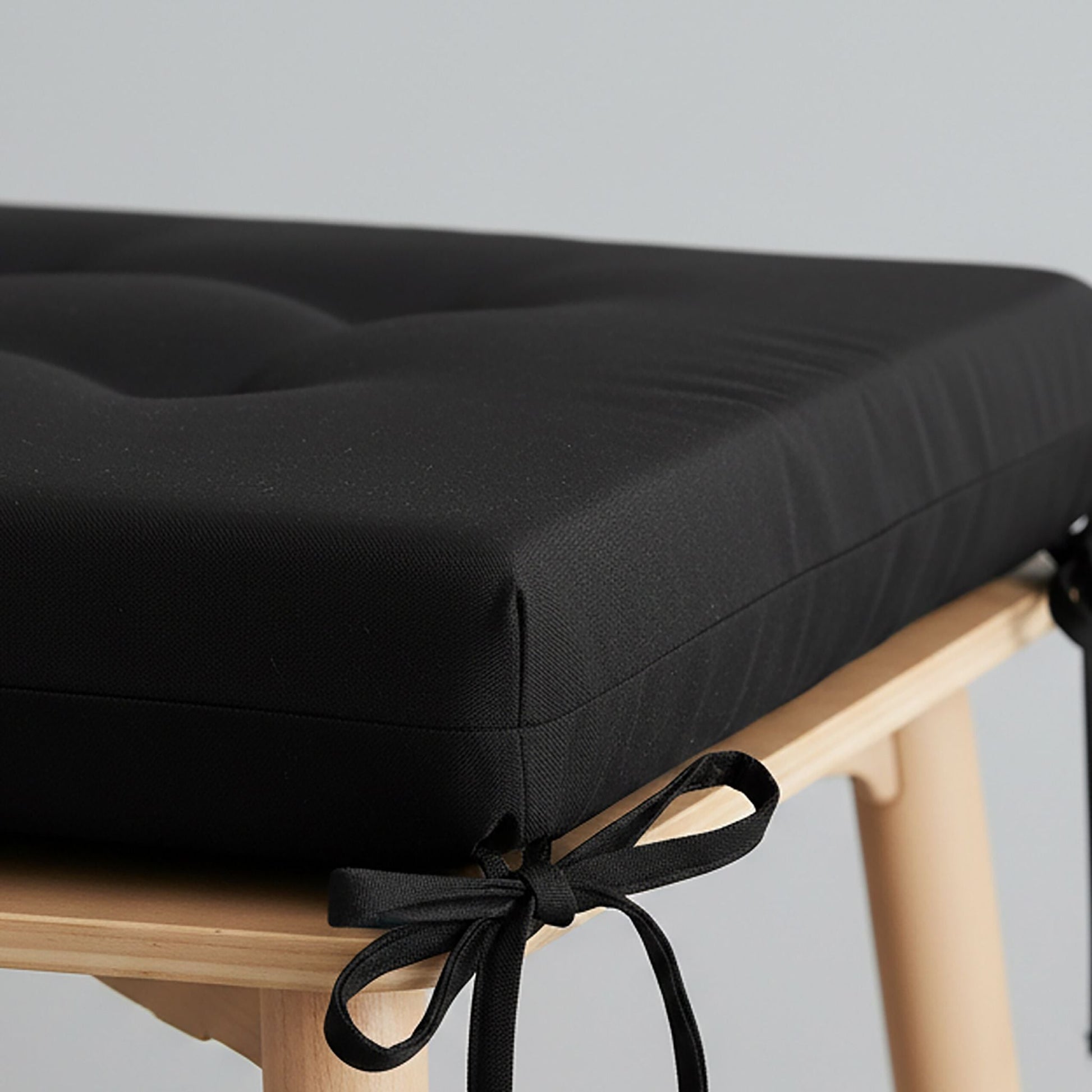 Flache Stuhlkissen 4er-Set Anthrazit von Relaxdays
