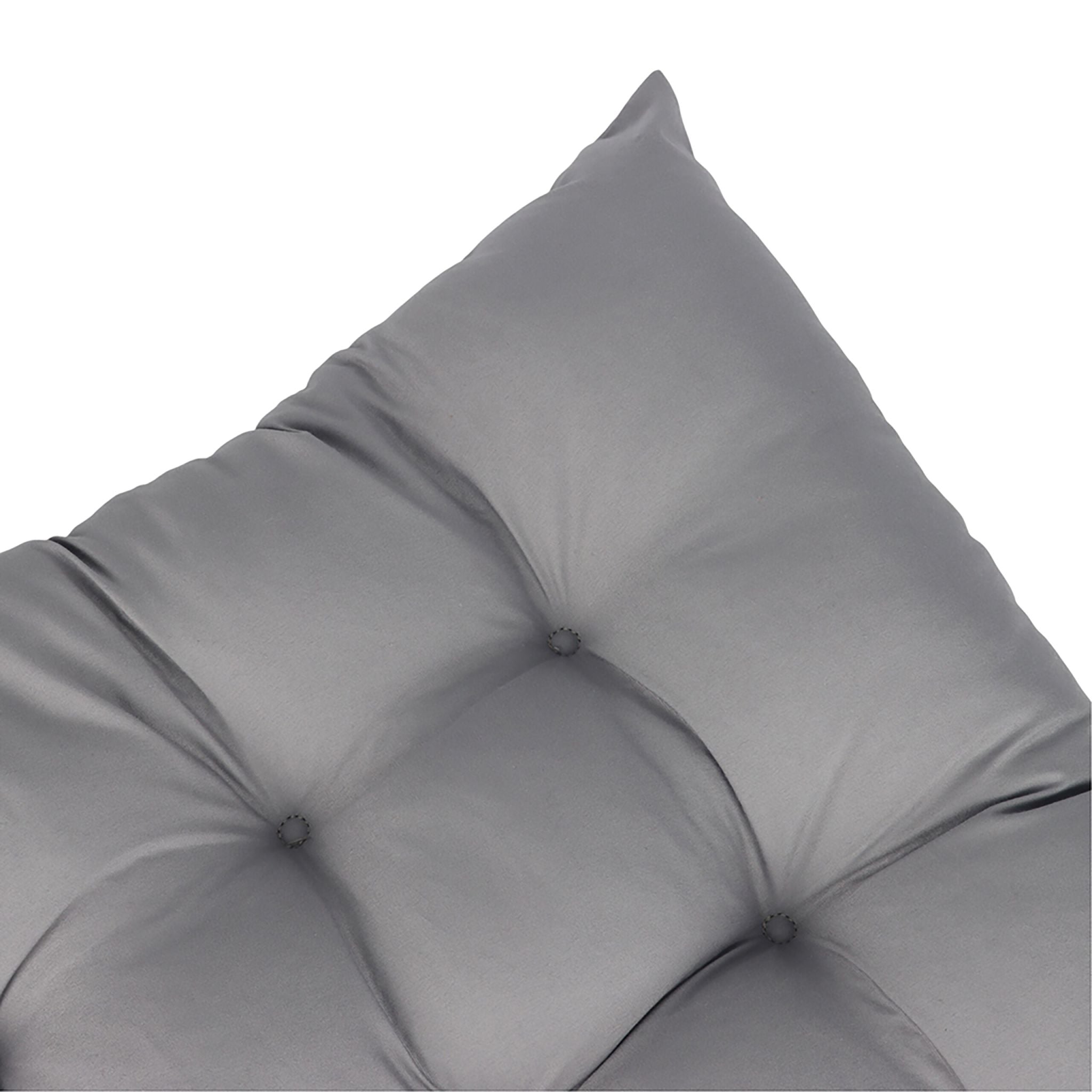 Gesteppte Stuhlkissen 4er-Set Grau von Relaxdays