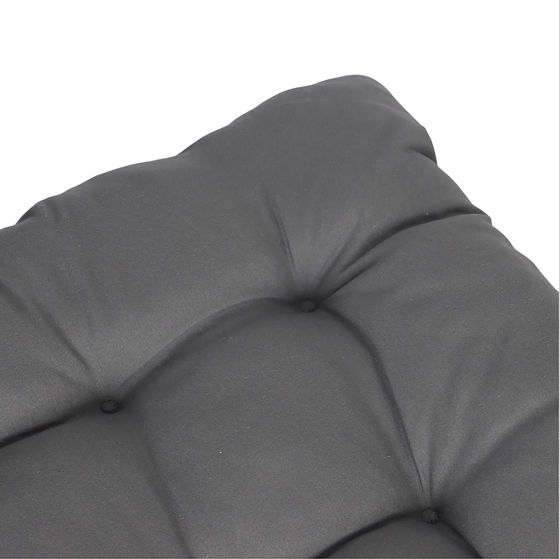 Gesteppte Stuhlkissen 4er-Set Anthrazit von Relaxdays