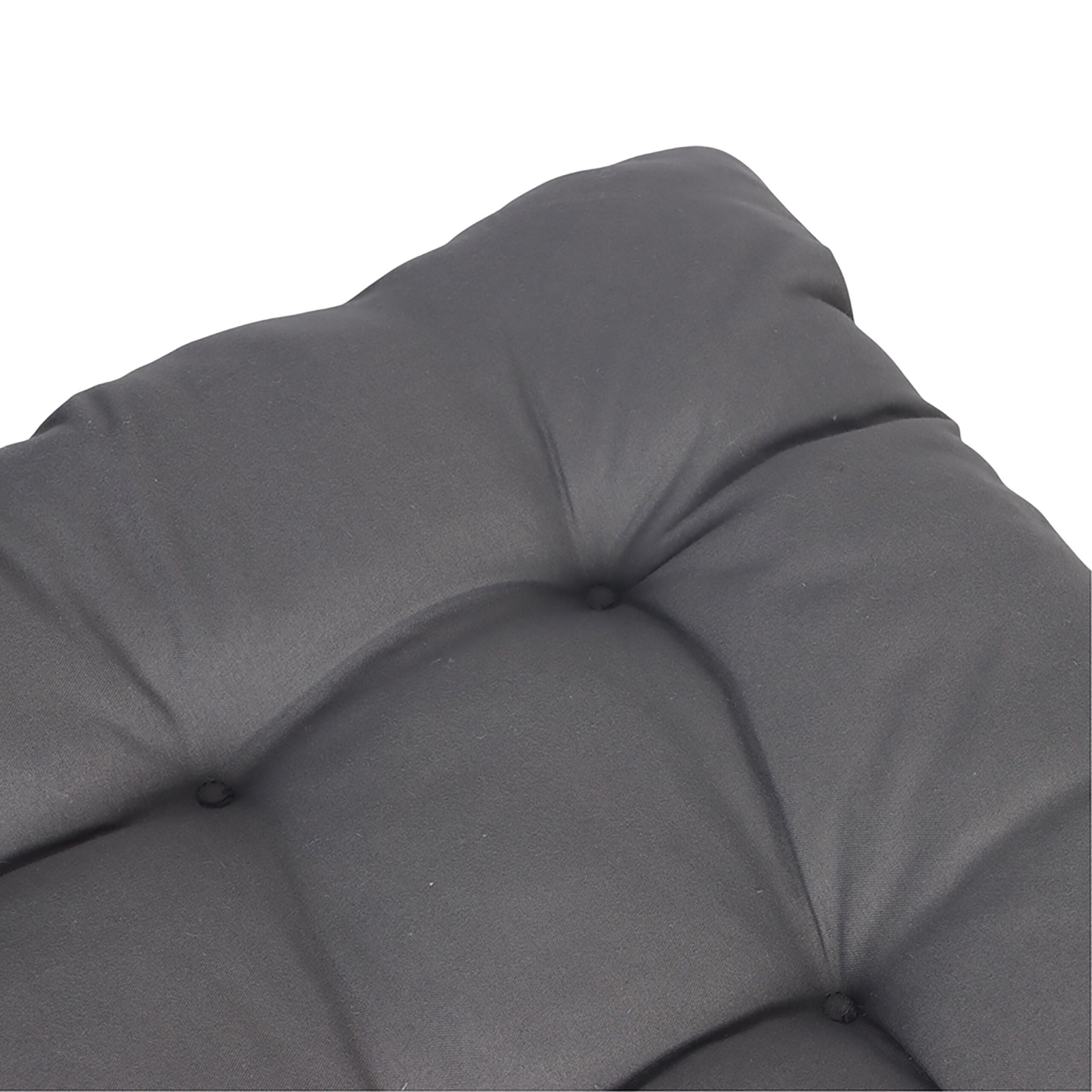 Gesteppte Stuhlkissen 4er-Set Anthrazit von Relaxdays