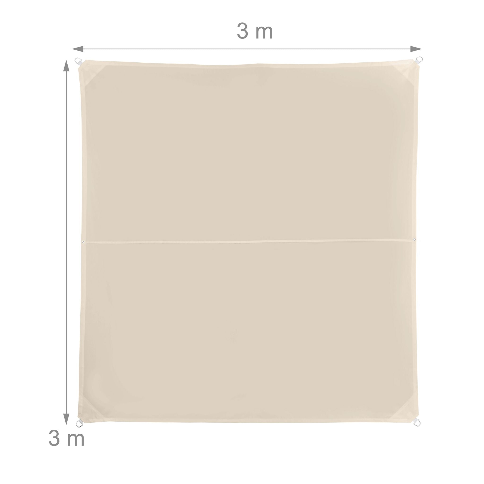 Sonnensegel Polyester Beige