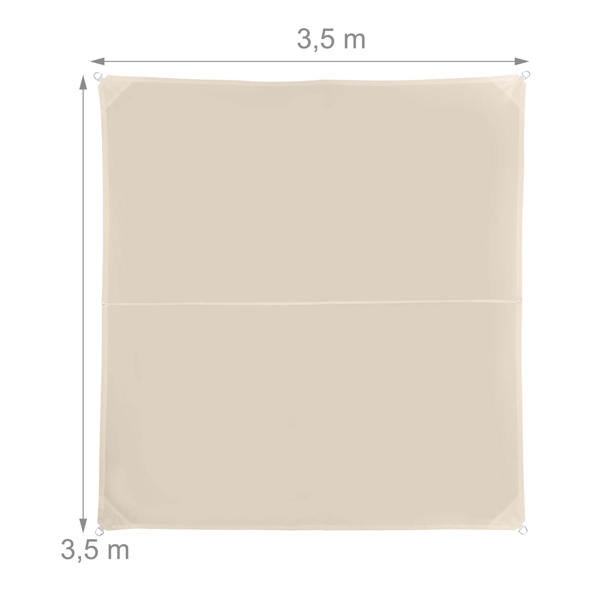 Sonnensegel Polyester Beige