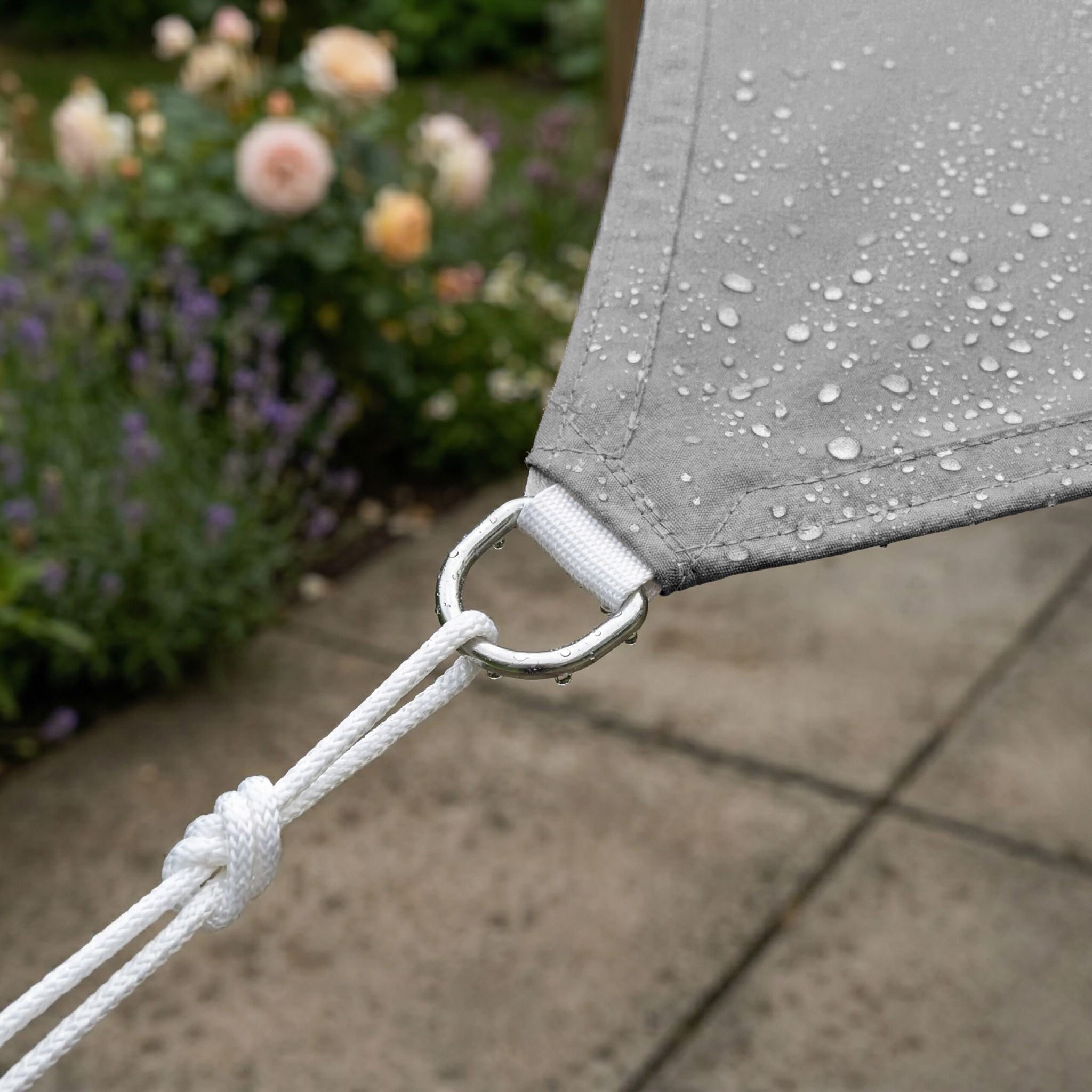 Sonnensegel Polyester Anthrazit von Relaxdays