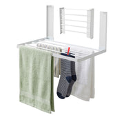 Magnetischer, faltbarer Wäschetrockner Weiss von Relaxdays