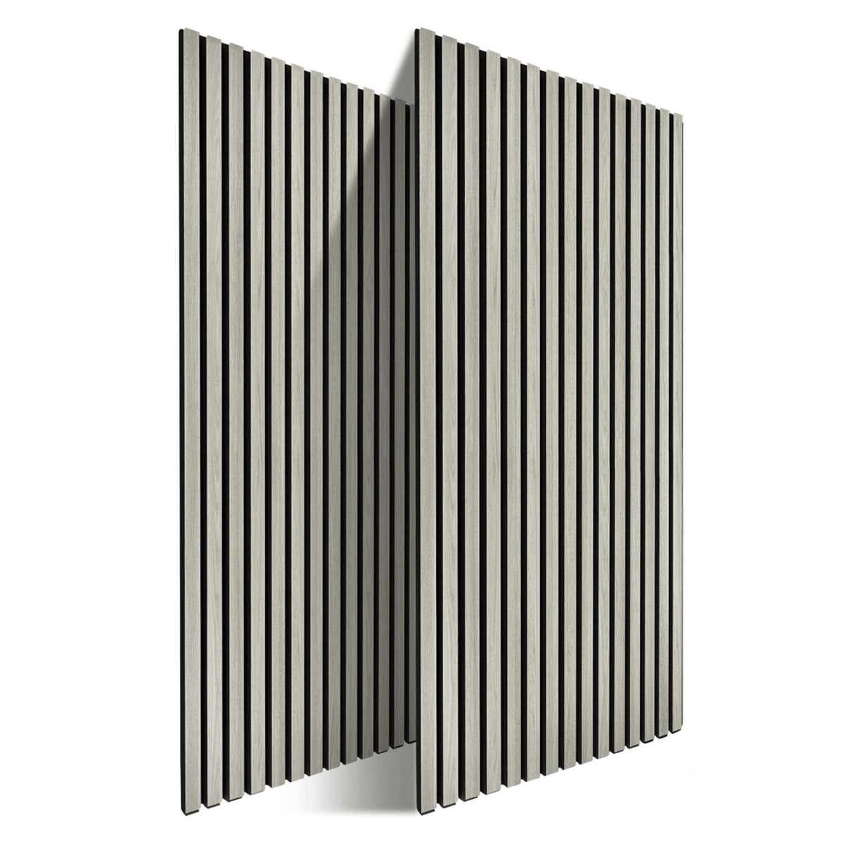 Akustikpaneele 120 x 60cm 2er-Set Creme von Relaxdays