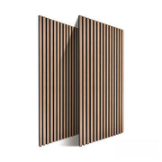 Akustikpaneele 120 x 60cm 2er-Set Hellbraun von Relaxdays