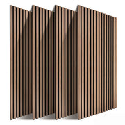 Akustikpaneele 120 x 60cm 4er-Set Hellbraun von Relaxdays