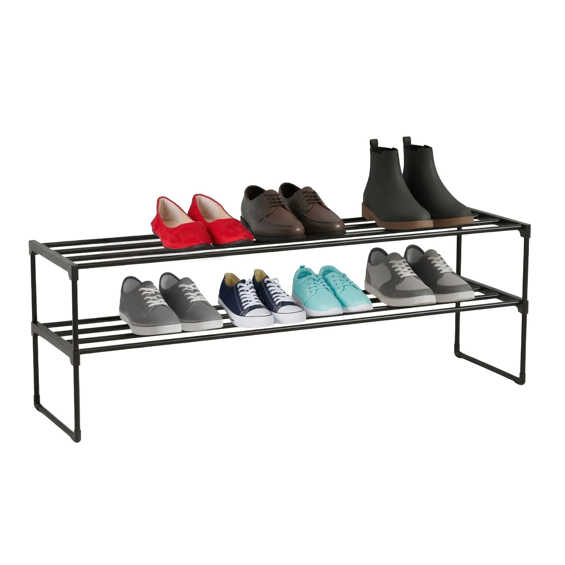 Schuhregal Metall Schwarz von Relaxdays